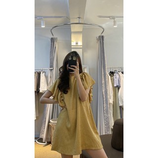 Đầm suông đũi tay bèo
