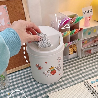 Thùng rác nắp lật đa năng để bàn
