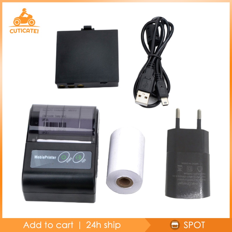 Máy In Nhiệt Mini Bluetooth Di Động Cuticate1 Phích Cắm Eu Cho Pc | BigBuy360 - bigbuy360.vn