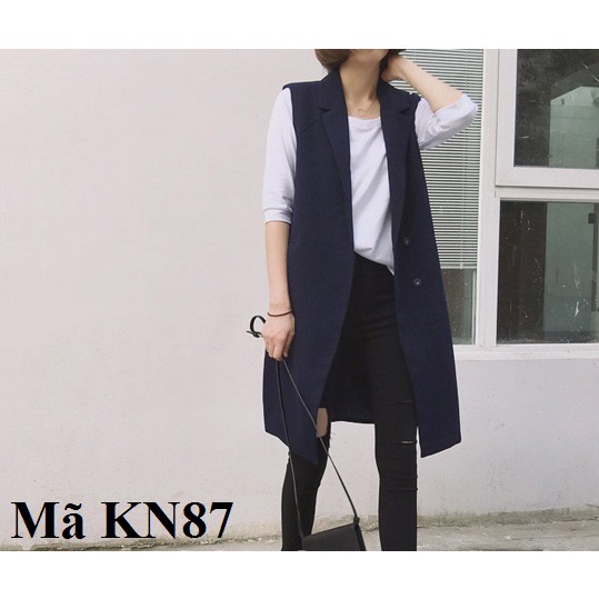 Áo khoác ghi lê nữ KN87 thời trang có sẵn