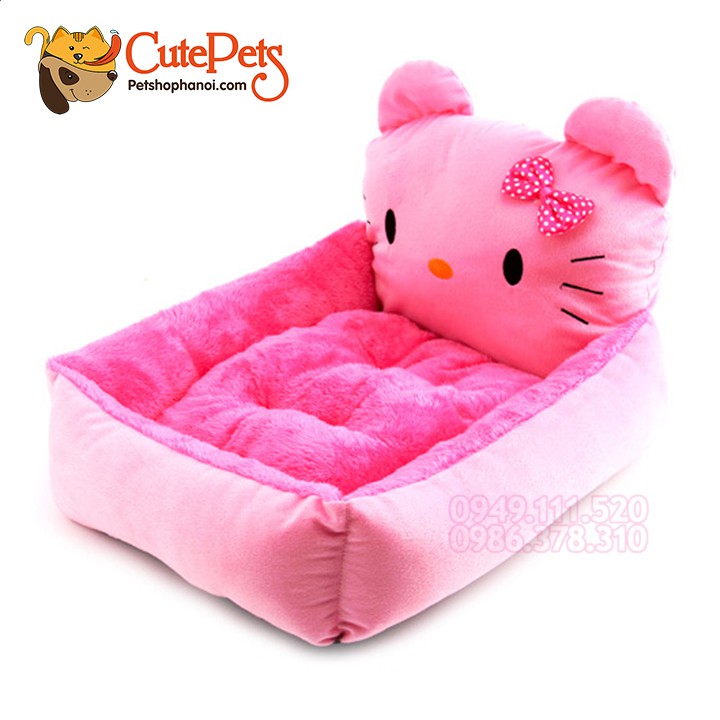 Đệm thú hình cute - Nệm chữ nhật 2 lớp cho thú cưng - CutePets