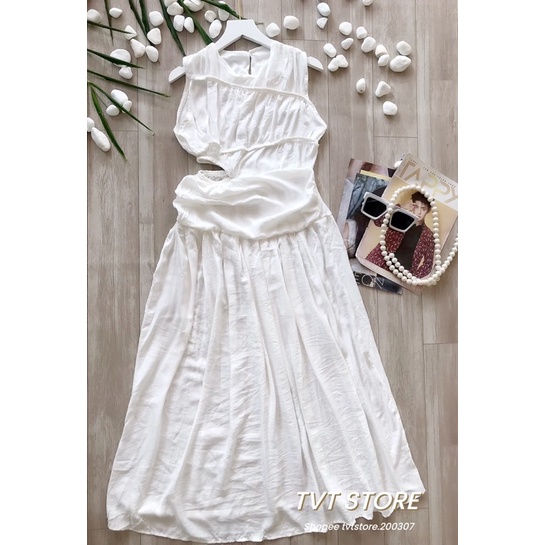 VÁY ĐŨI XƯỚC KHOÉT EO