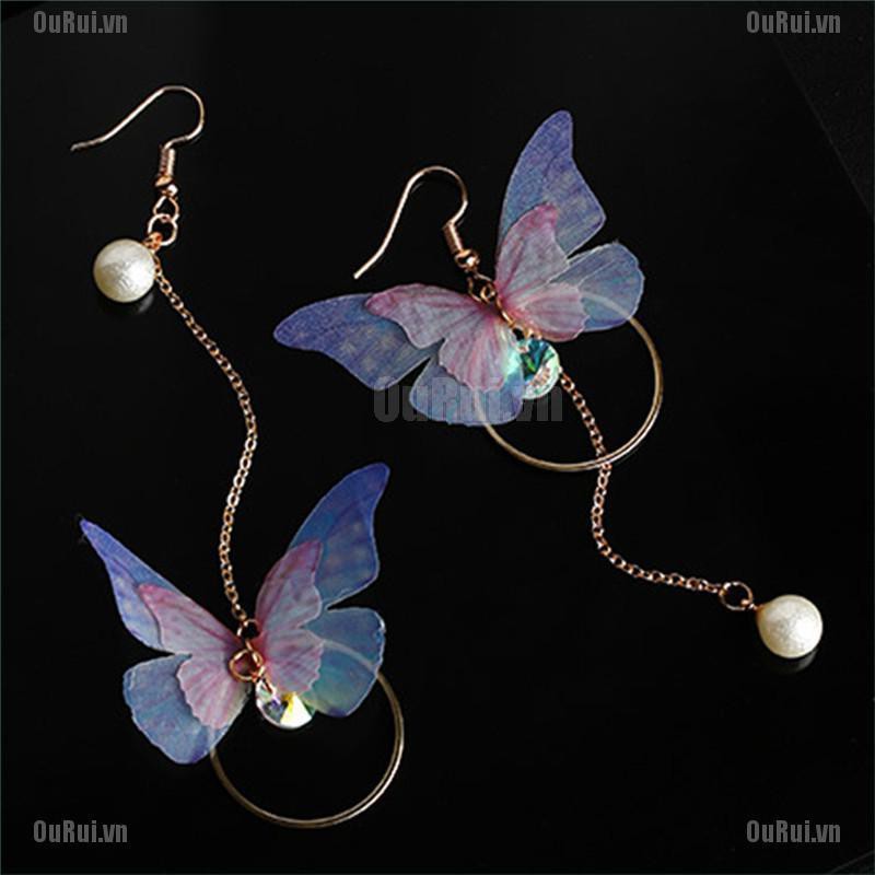 Khuyên Tai Dáng Dài Đính Ngọc Trai Thời Trang