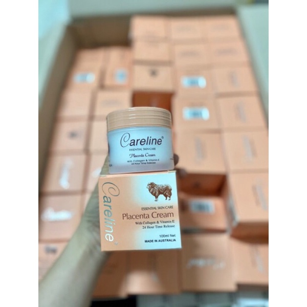 Kem Dưỡng ẩm trắng Da Nhau Thai Cừu Careline của Úc 100ml