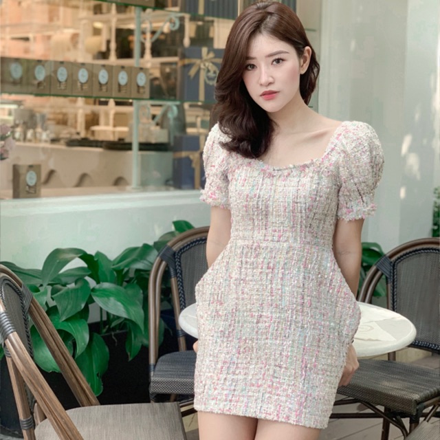 Váy dạ Tweed kim tuyến Cara Dress