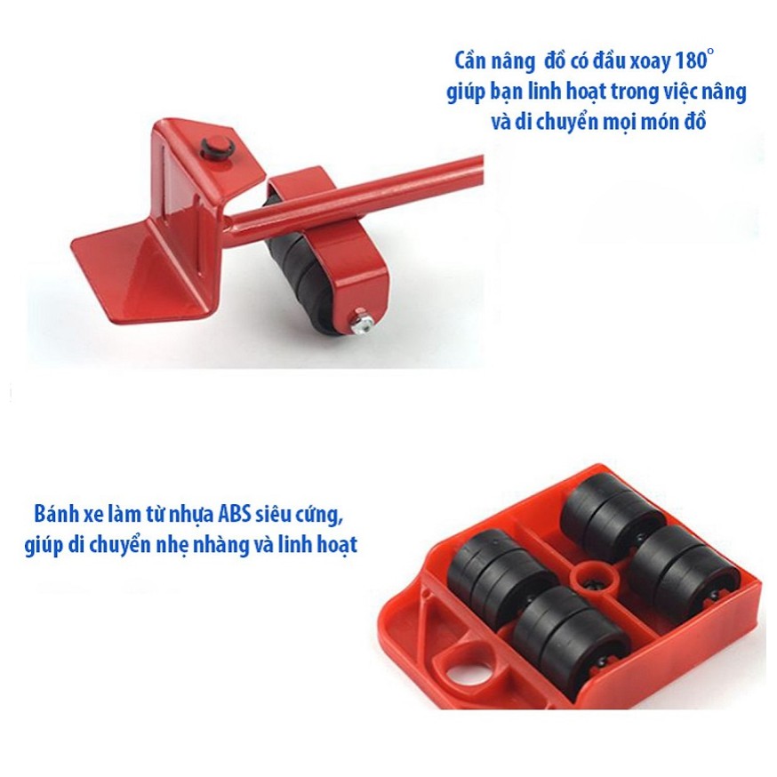 Dụng cụ di chuyển đồ nội thất đa năng thông minh của Hàn Quốc - Dụng cụ nâng, đỡ, di chuyển vật nặng 400kg