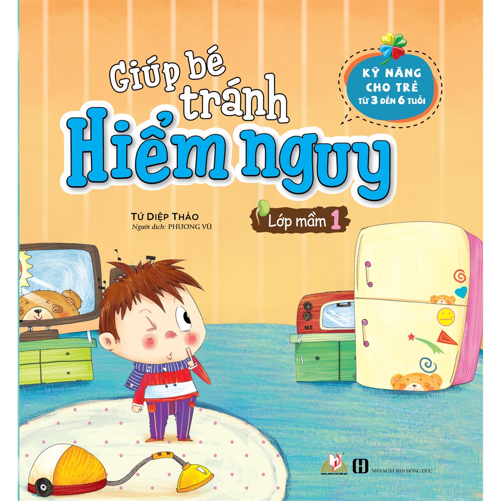 Sách Giúp Bé Tránh Hiểm Nguy Bộ 6 cuốn cho bé từ 3 đến 6 tuổi - VLG