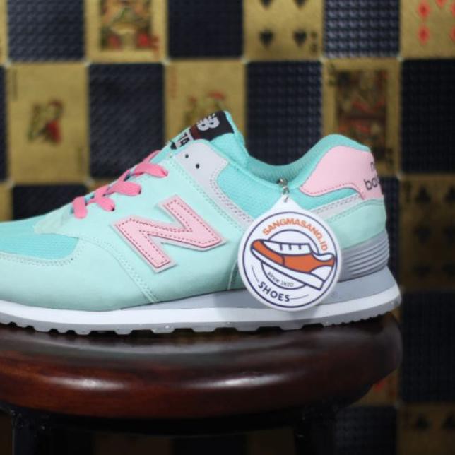 Giày Thể Thao New Balance 574 Encap Tosca Màu Hồng Dễ Thương Cho Bé Gái