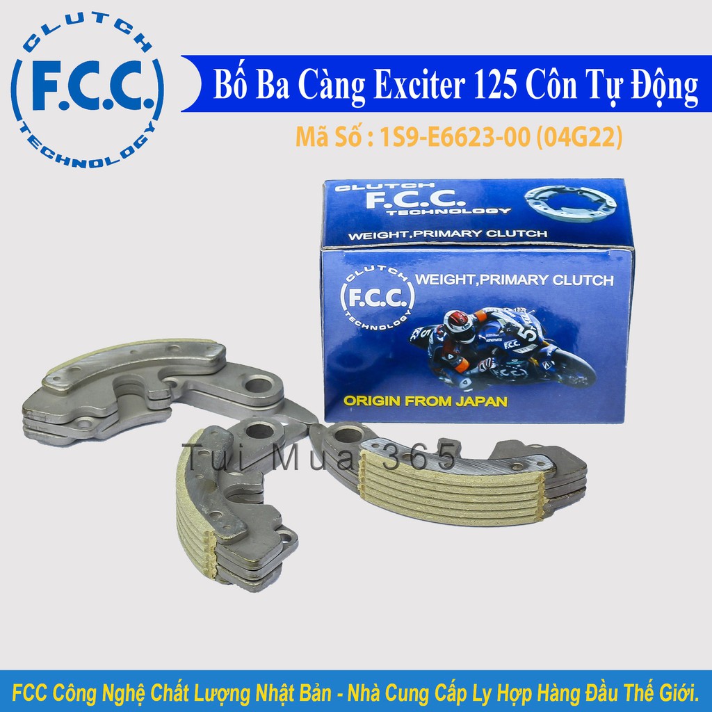 Bố ba càng FCC YAMAHA xe Exciter 135cc ( Côn Tự Động )