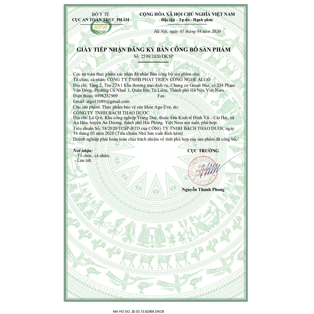 AGO EVA điều kinh bổ huyết, viêm nhiễm phụ khoa, giúp mang thai tự nhiên và kích bổ trứng