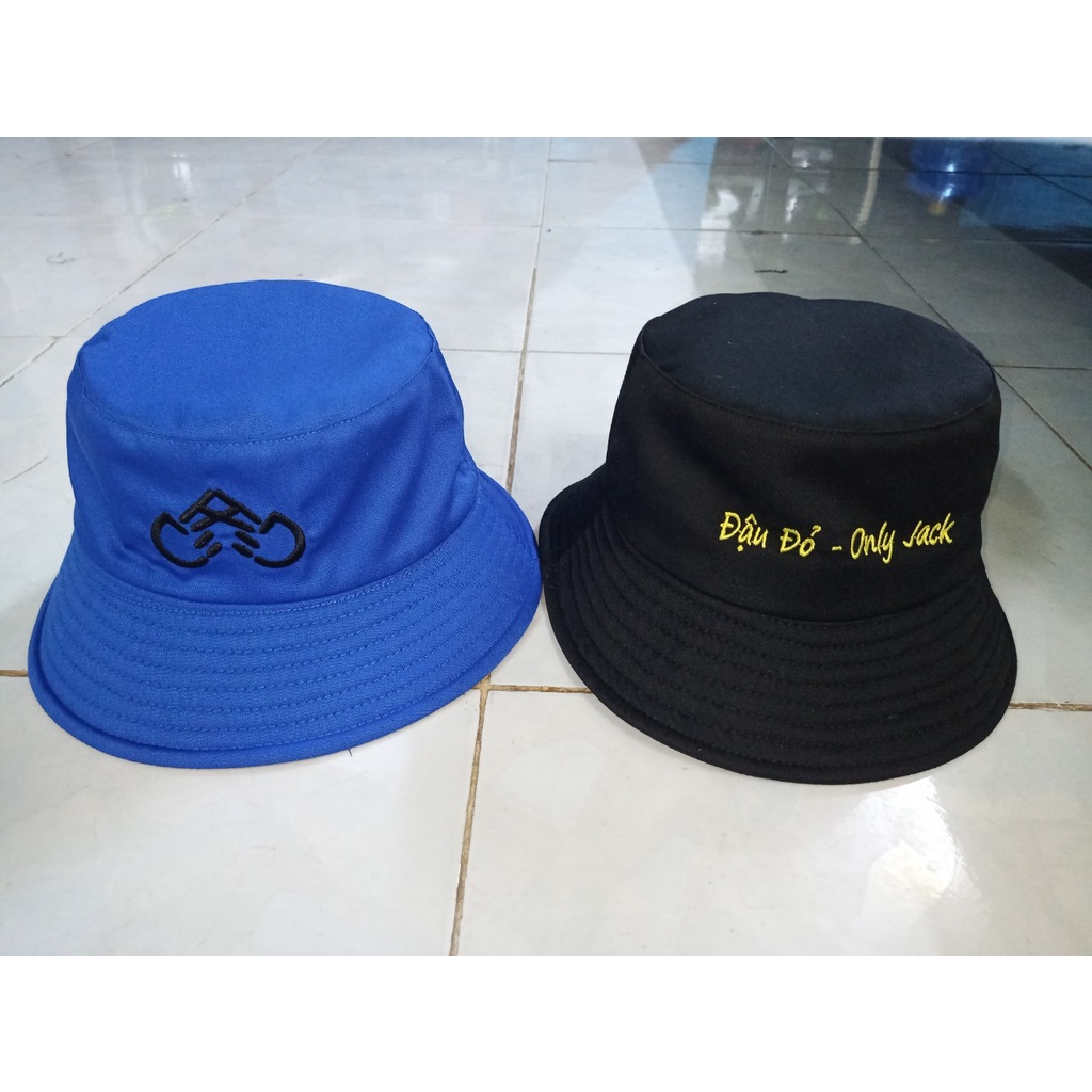 Nón Thêu Chữ Logo Theo Yêu Cầu, Bucket, Tai Bèo, Rộng Vành Nam Nữ Đẹp Thời Trang