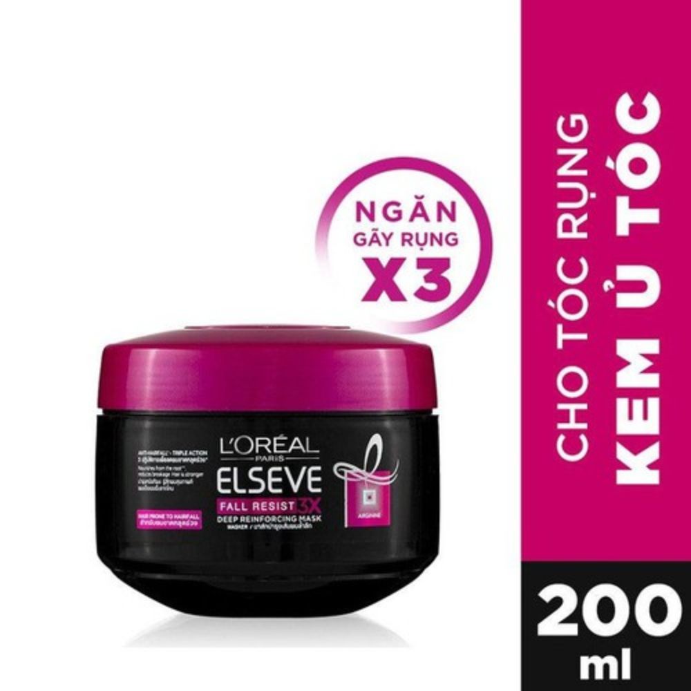 Kem ủ L'Oreal ngăn rụng róc phục hồi hư tổn Fall Repair 3X Mask 200ml - Shop Lavenic