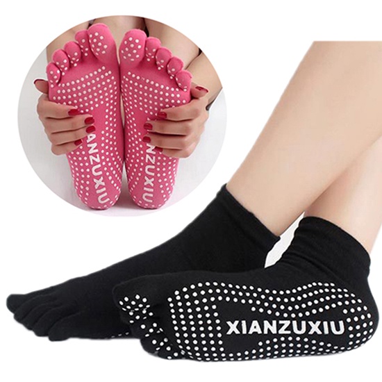 Vớ xỏ 5 ngón chống trượt massage chân cho nữ