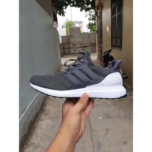 Giầy thể thao Ultra boost 4.0 xám .đen .trắng