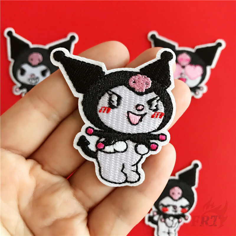 1 Miếng Vá Quần Áo Hình Nhân Vật Hoạt Hình Kuromi &amp; Melody