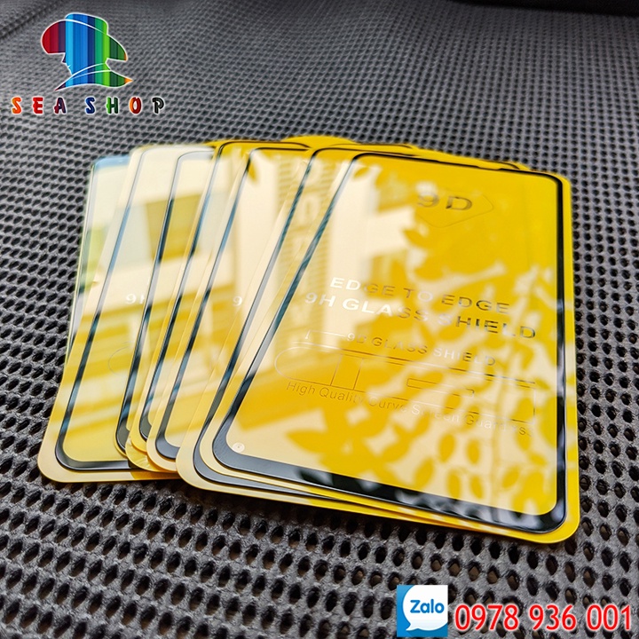 Kính cường lực Samsung - Các Đời S10Lite, S20 FE, S21 Plus - FULL MÀN HÌNH 9D - Cảm ứng mượt mà