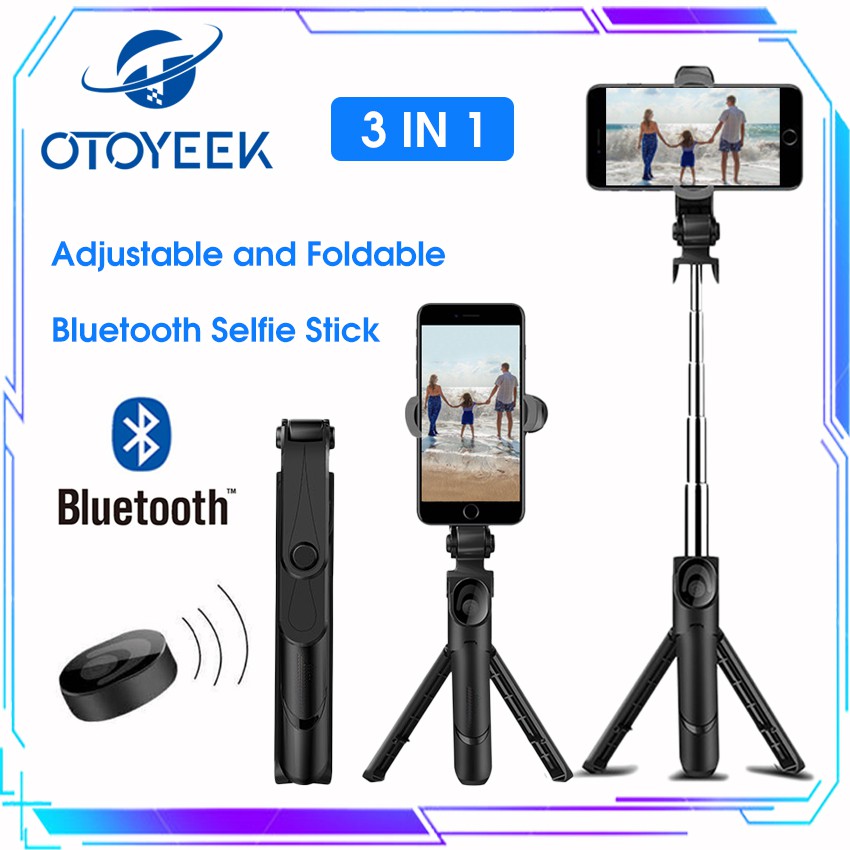 Gậy chụp ảnh tự sướng kèm chân đỡ và điều khiển từ xa tiện lợi cho điện thoại | BigBuy360 - bigbuy360.vn