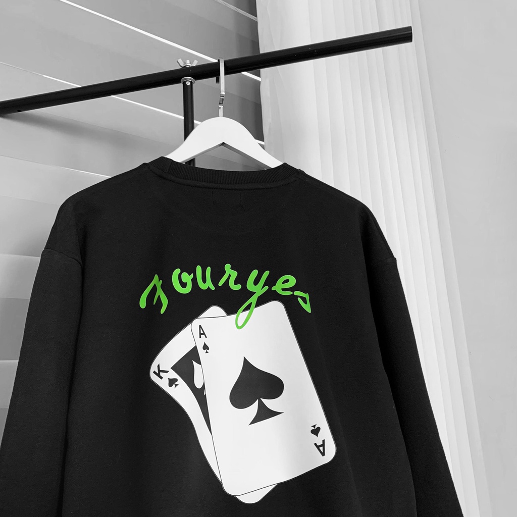 Áo Sweater JL Oversize Black Jack, JACKLANE, Áo nỉ chui đầu Unisex Jack Lane | BigBuy360 - bigbuy360.vn