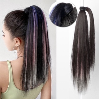 Tóc giả đuôi ngựa thẳng dài 50cm