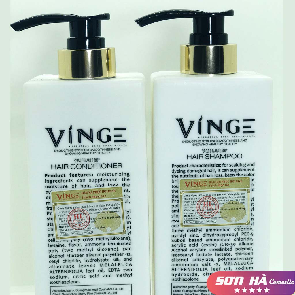Dầu Gội Xả Collagen Vinge 1000MLTrị Rụng Tóc, Ngăn Rụng Tóc,Phục Hồi Tóc Hư Tổn[Hàng Chính hãng] | BigBuy360 - bigbuy360.vn
