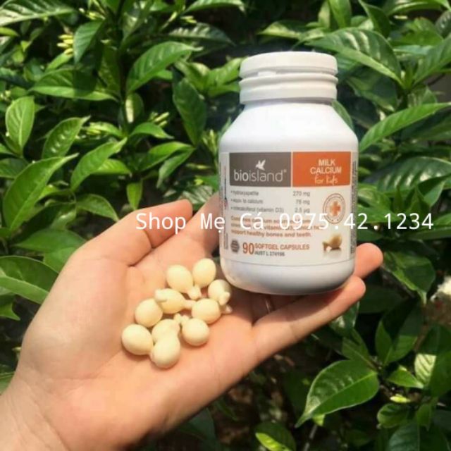 Canxi Milk (Canxi sữa) Bioisland cho bé từ 6 tháng trở lên