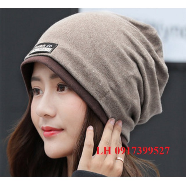 nón len nữ Mũ len nữ đa năng thời trang Hàn QUốc