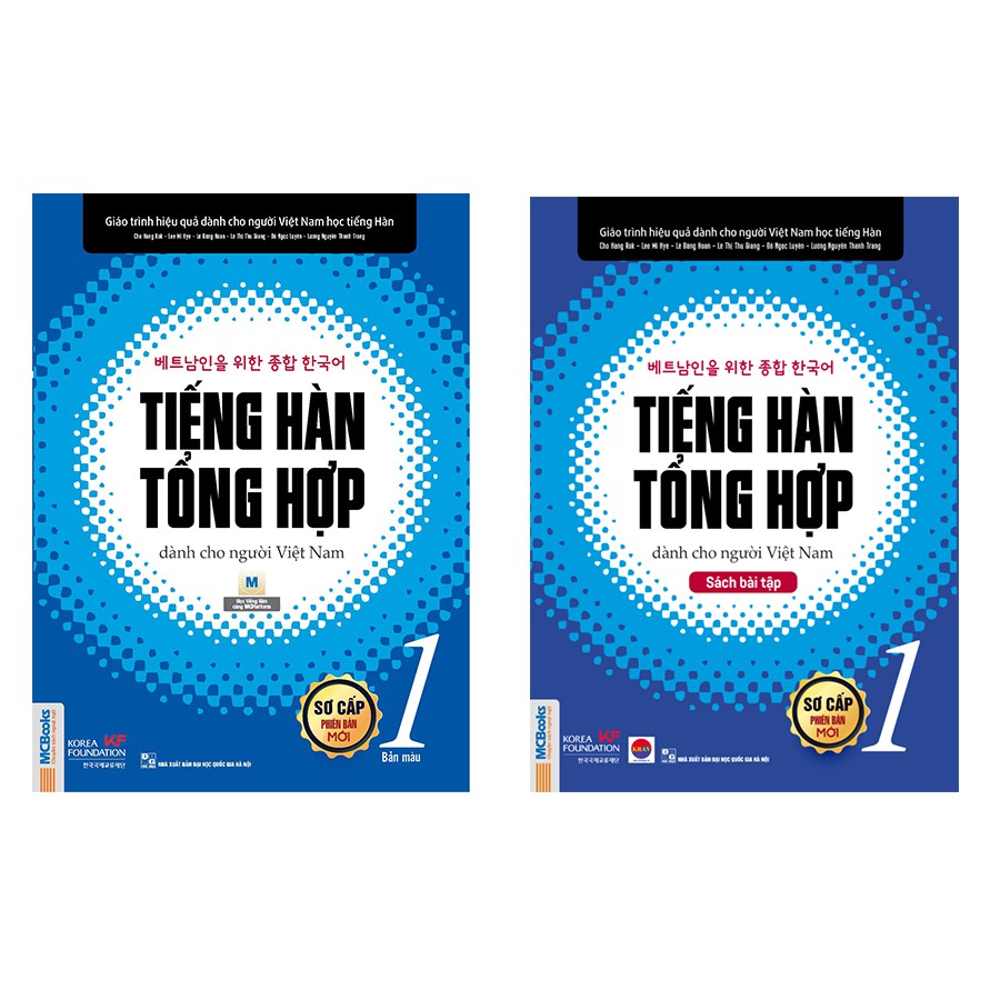 Sách Tiếng hàn tổng hợp sơ cấp 1 dành cho người Việt