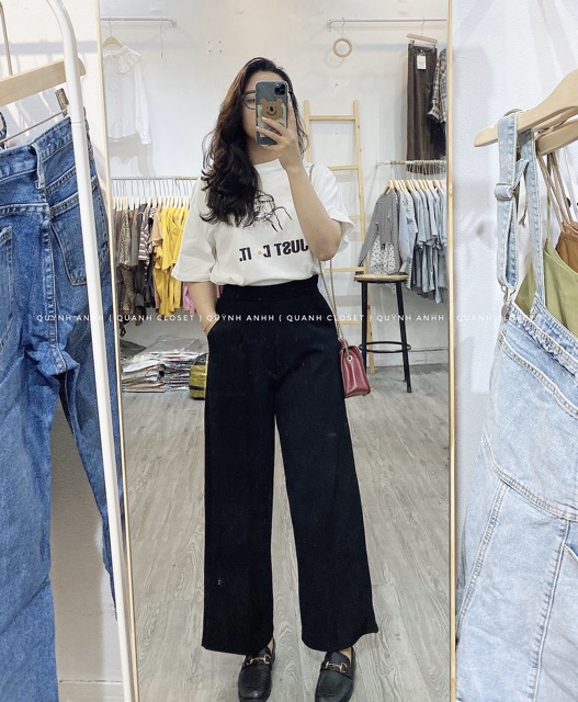 Quần vải đen ống sớ có sẵn sll tại shop phục vụ ce 🥰 | BigBuy360 - bigbuy360.vn