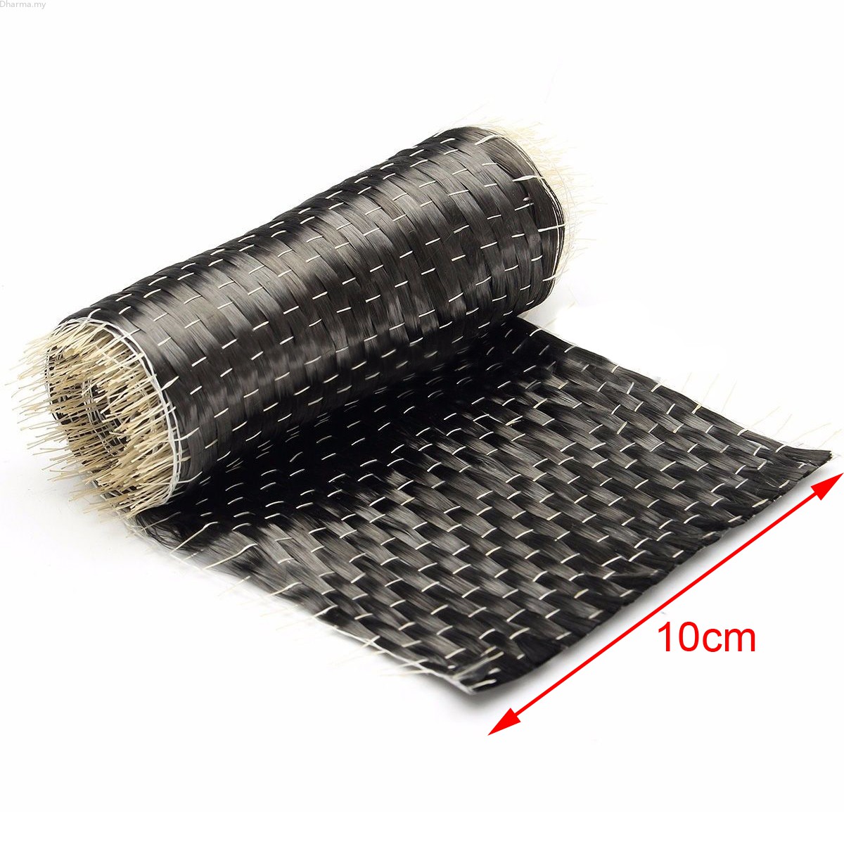 Cuộn Băng Keo Vải Sợi Carbon Màu Đen 12k 200g 10x100cm