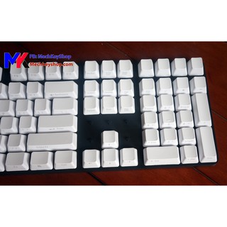 Bộ keycap 108 phím Thick PBT, WHITE NINJA