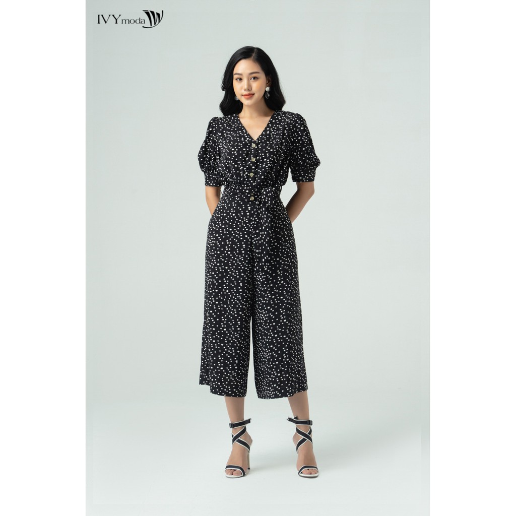 [NHẬP WABRTL5 GIẢM 10% TỐI ĐA 50K ĐH 250K ]Quần dài lụa ống suông IVY moda MS 22C5829