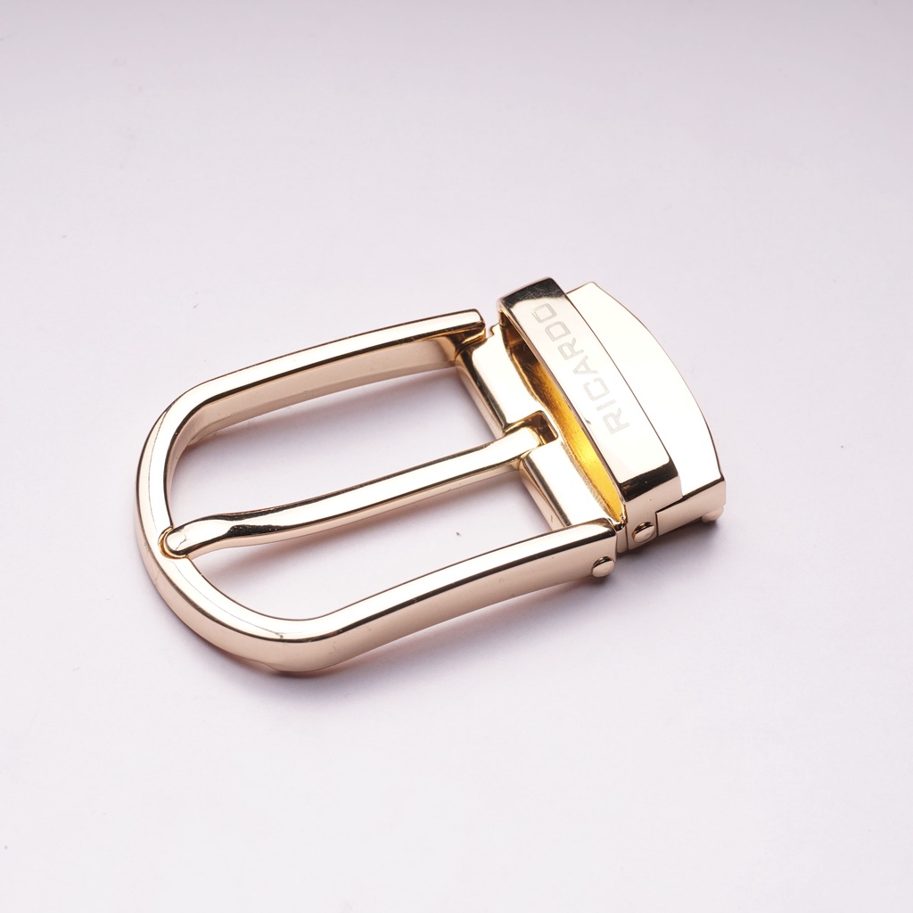 Thắt Lưng Nam Da Bò Cao Cấp Chống Nước , Dây Lưng Nam Khóa Kim Da Bò Trơn Brand Ricardo  - T205