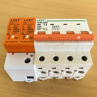 COMBO CB CHỐNG SÉT DC, CHỐNG SÉT LAN TRUYỀN 1000VDC