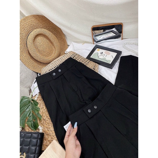 Quần tây hai nút bấm