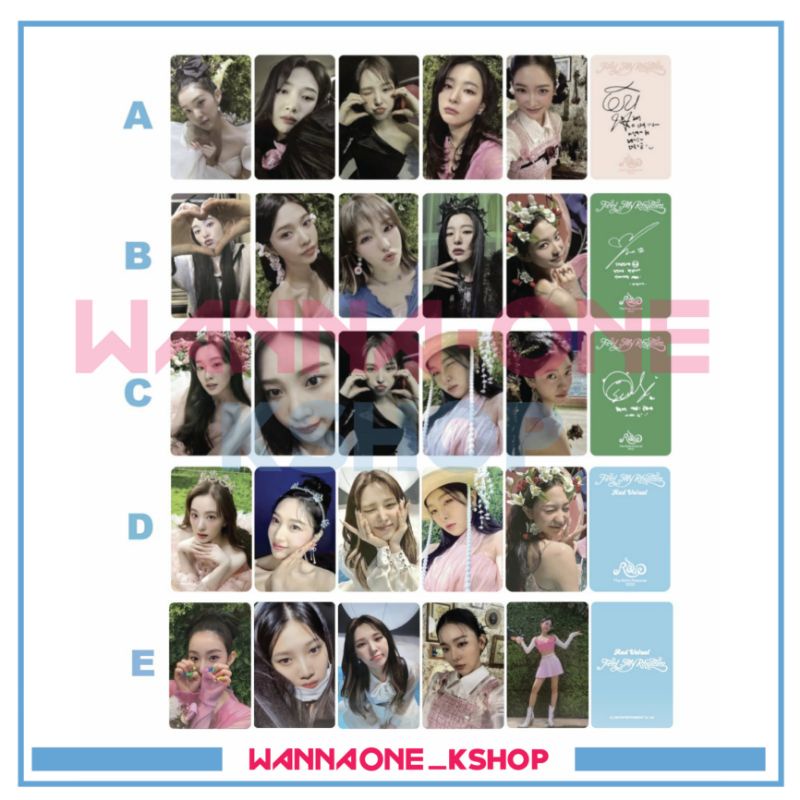 Photocard Nhung Đỏ Cảm Thấy Nhịp Điệu Của Tôi