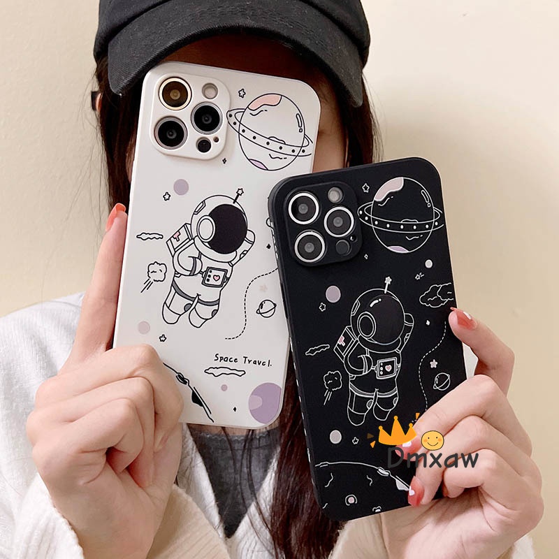 Ốp Điện Thoại Silicon Mềm Hình Phi Hành Gia Cho Xiaomi Redmi 10 9 9C 9A 8 8A Note 11 5G 10s 10 9 9s 8 7 6 5 Pro Max