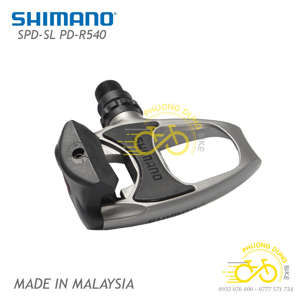 Pedan  can xe đạp SHIMANO PD R540 - Hàng chính Hãng Fullbox