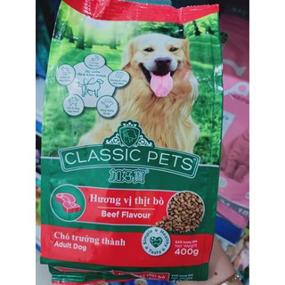 Thức ăn cho chó lớn hương vị thịt bò Classic Pets