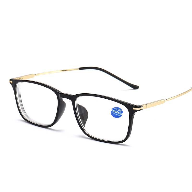 Mắt kính đọc sách chống ánh sáng xanh cho nam TR90+1.00+1.50,+2.00,+2.50,+3.00,+3.5+0+4.00