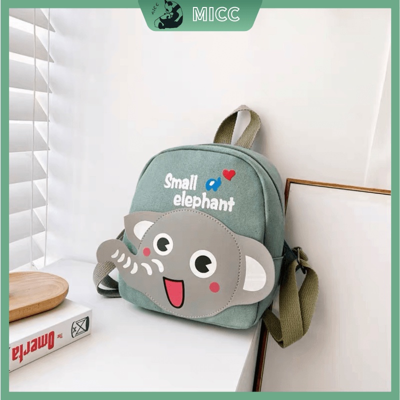 Balo họa tiết chú voi hoạt hình xinh xắn cho bé