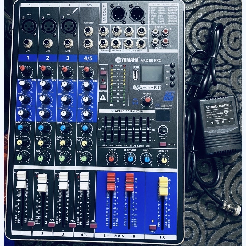 ✅Bàn trộn Mixer♻️YAMAHA MAX 68 PRO BẢN MỚI NHẤTⓂ️BẢO HÀNH 1 NĂM