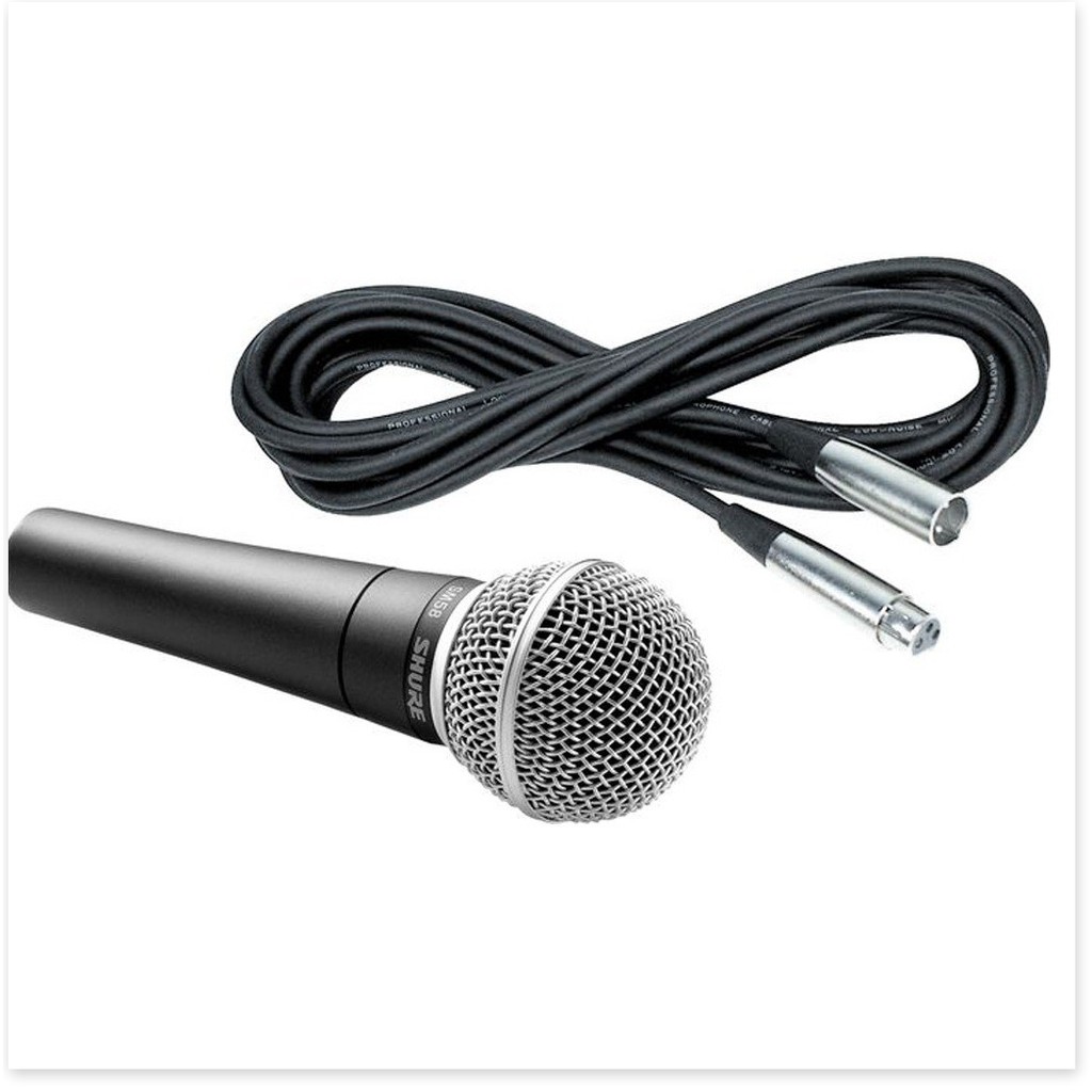 Mic có dây, Mic karaoke có dây YS 58 giảm tạp âm, Chống nhiễu, Chống hú, Chống rè - SẢN PHẨM CHẤT LƯỢNG CAO GIÁ TỐT