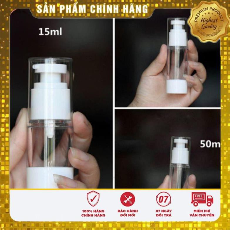 Chai chiết mỹ phẩm hút chân không 15ml/30ml/50ml