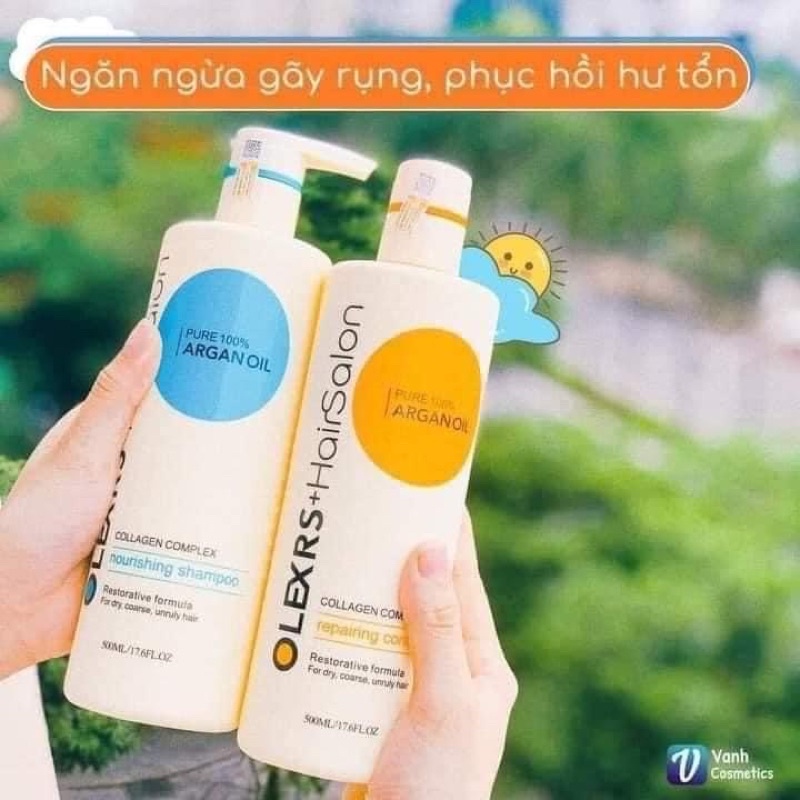 Cặp dầu gội xả chuyên nghiệp Olexrs 500ml - 960ml