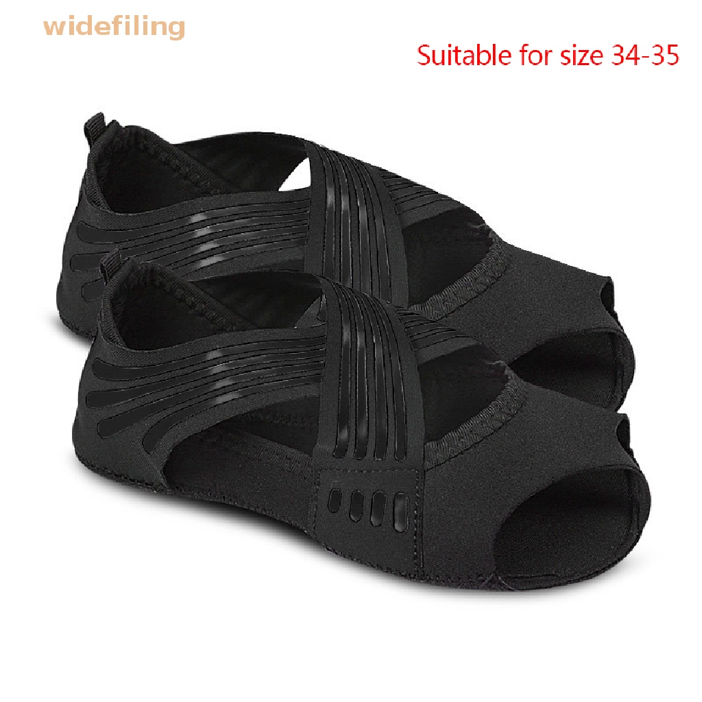 1 Đôi Giày Đế Mềm Chống Trượt Hở Ngón Tập Yoga Dành Cho Nữ