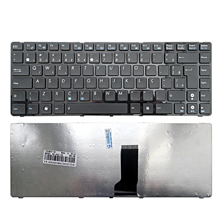 Bàn phím laptop Asus A42 B43 K42 K43 N43 K84 N82 P31 P43 U35 U30 U41 U81 UL30 UL80 X42 X43 X44 X45 X84