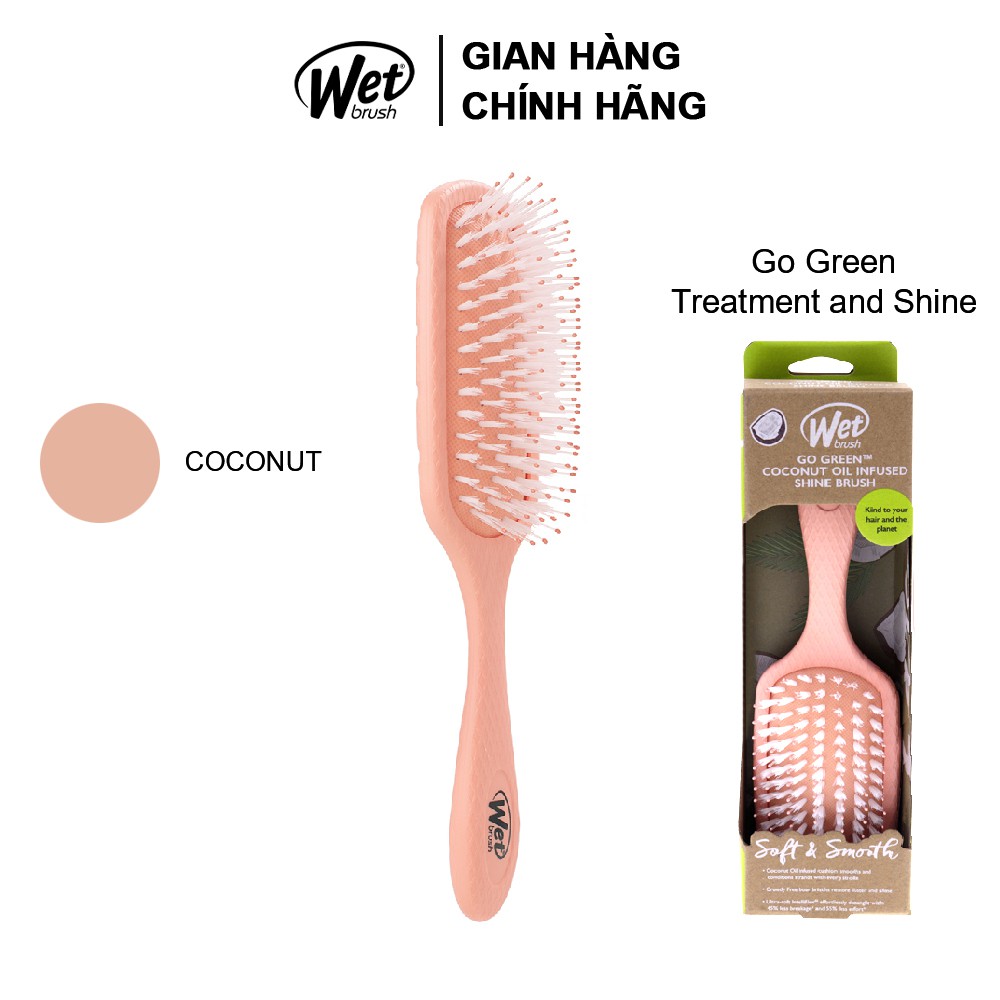 [CHÍNH HÃNG] Lược gỡ rối WETBRUSH dòng gỡ rối kèm làm bóng tóc BIO