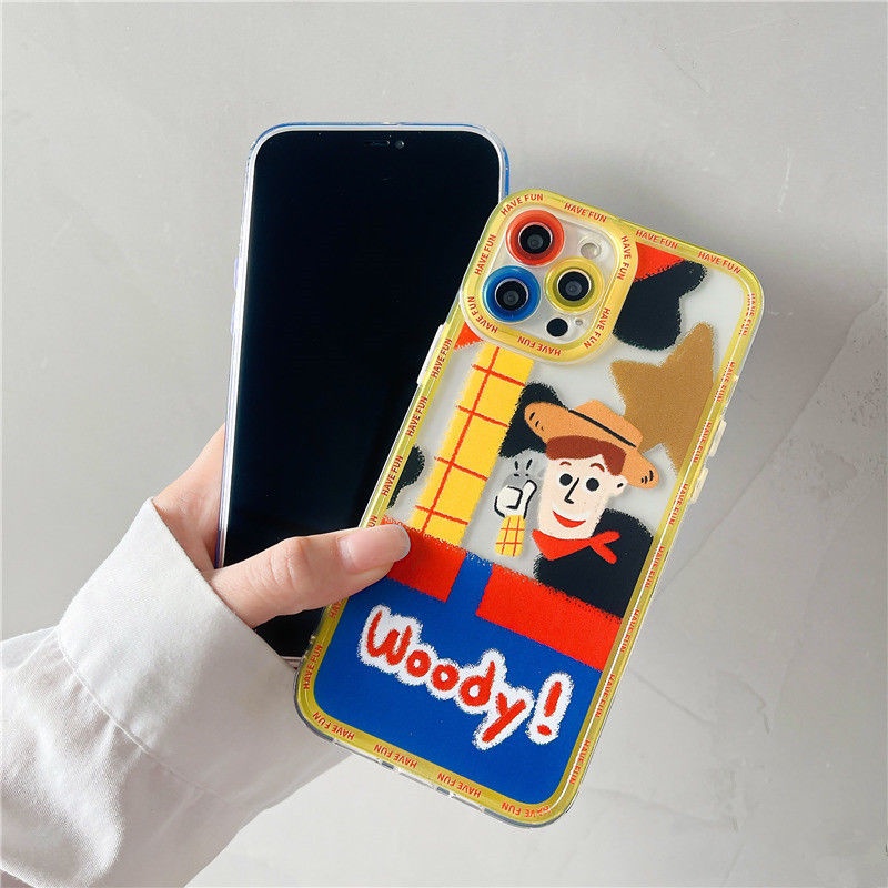Ốp điện thoại họa tiết hoạt hình thích hợp cho iPhone 12 11 13 Pro Max 7 8 Plus SE 2020 13 PRO XR XSMAX P8Jyt