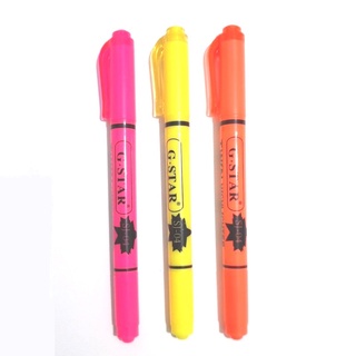 Bút dạ quang highlight 2 đầu SJ04