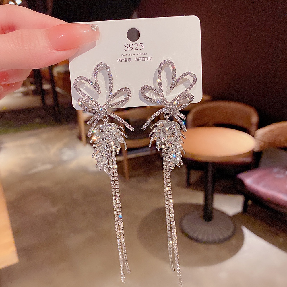 Bông Tai Hình Nơ Phong Cách Hàn Quốc Thời Trang 2022 Sang Trọng Cho Nữ